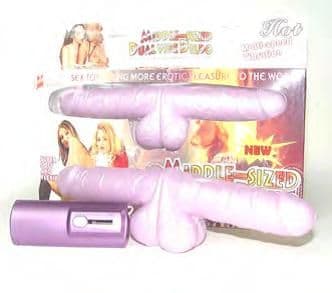 Middle-Sized Dual Vibe Dildo